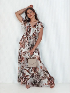 maxi šaty světle šedé Dstreet model 21978066 - FashionStreet