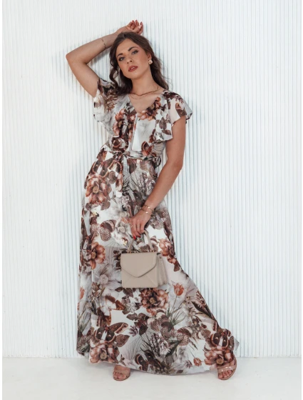 maxi šaty světle šedé Dstreet model 21978066 - FashionStreet maxi šaty světle šedé Dstreet model 21978066 - FashionStreet