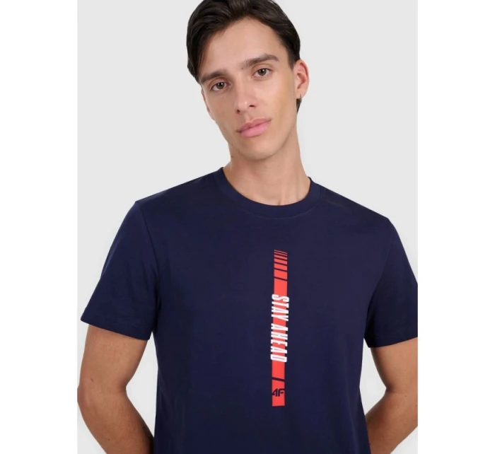 Pánske tričko s potlačou 4F 4FRAW25TTSHM3225-31S Pánske tričko s potlačou 4F 4FRAW25TTSHM3225-31S