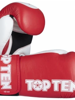 Boxerské rukavice TOP TEN STAR-XLP 10 oz červené