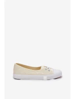 Dámské tenisky s výšivkou model 21693757 béžové - Lee Cooper