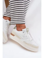 Dámské Tenisky Na Platformě  WOMEN LOW Béžové model 21695025 - Lee