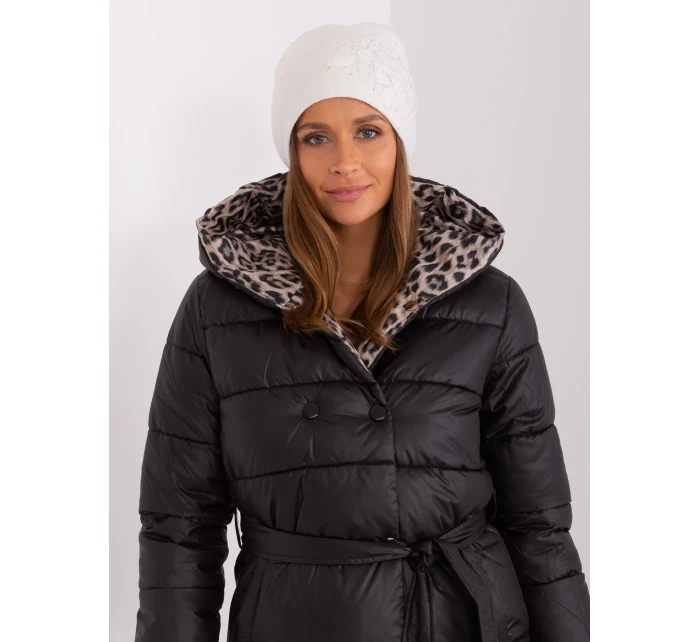 Czapka AT CZ model 18990857 ecru - FPrice