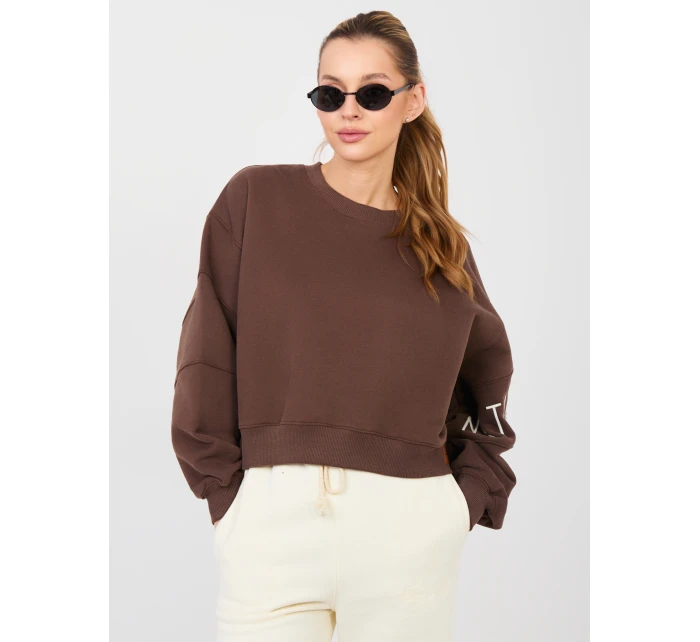 Mikina NS BL NS26117.02 hnedá