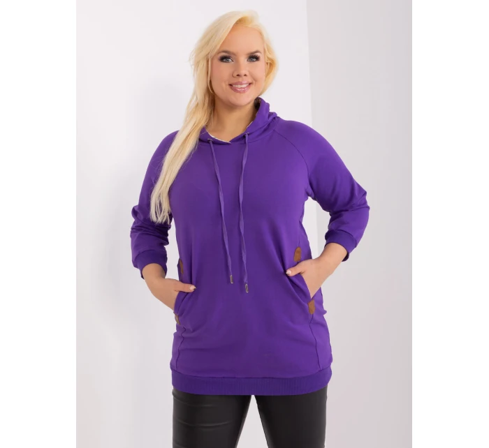 Bluza RV BL model 19394530 ciemny fioletowy - FPrice