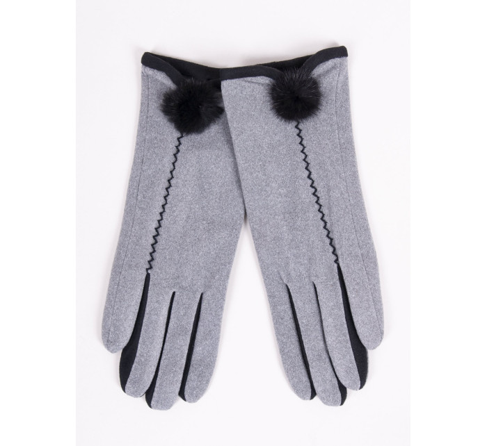 Yoclub Dámske rukavice RES-0154K-665C Grey