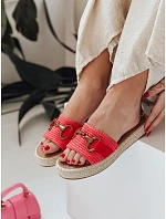 Dámské žabky červené model 22353076 - FashionStreet Dámské žabky červené model 22353076 - FashionStreet