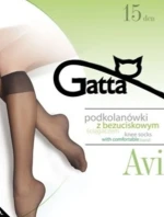 Hladké dámske podkolienky AVI - 20 DEN