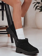 Dámske snežnice s hrubou podrážkou čierne FashionStreet ZY1284