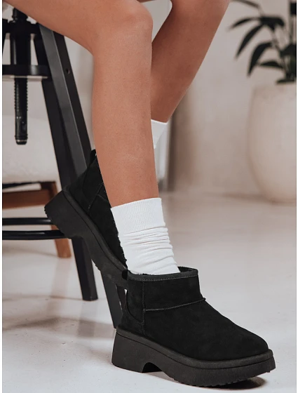 Dámské sněhule s podrážkou černé Dstreet model 21994468 - FashionStreet