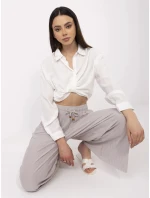 Spodnie model 21094404 beżowy - FPrice Spodnie model 21094404 beżowy - FPrice