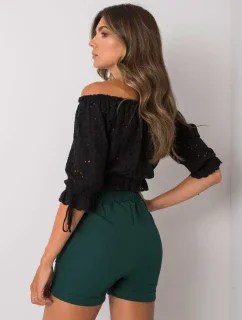 Šortky DHJ SN 13260.38P tmavo zelená