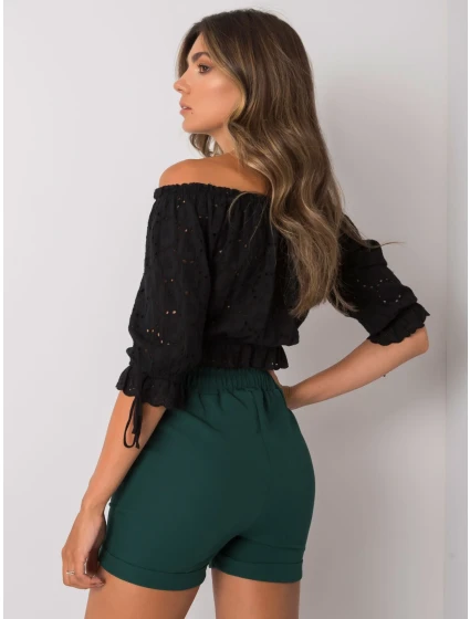 Šortky DHJ SN model 15747286 tmavě zelená - FPrice