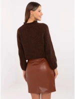 Spódnica IT SD model 21441195 jasny brązowy - FPrice Spódnica IT SD model 21441195 jasny brązowy - FPrice