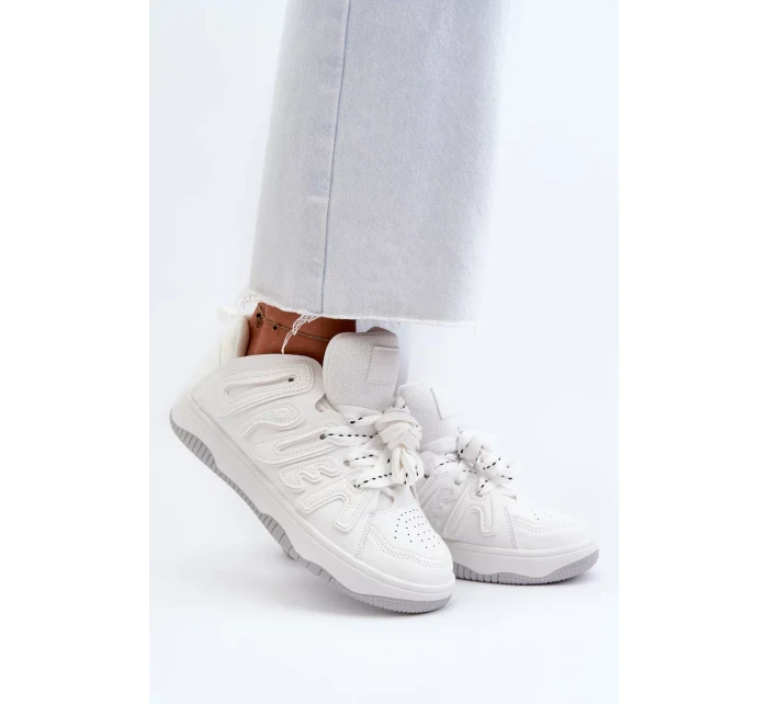 Dámske tenisky z ekokože biele Berilla Dámske tenisky z ekokože biele Berilla