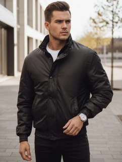 Pánska prechodná bunda čierna FashionStreet TX4583