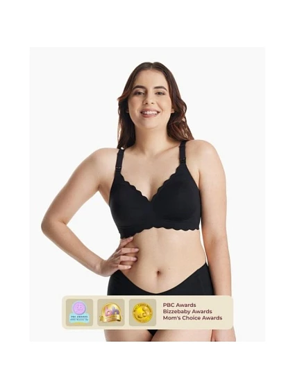 bezešvá kojící podprsenka Floral černá, velikost S model 22309819 bezešvá kojící podprsenka Floral černá, velikost S model 22309819