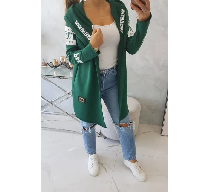 Zelená bez rukávů Zelená bez rukávů