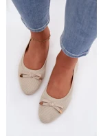 Baleríny s Mašlí Béžové model 21997782 - Boto