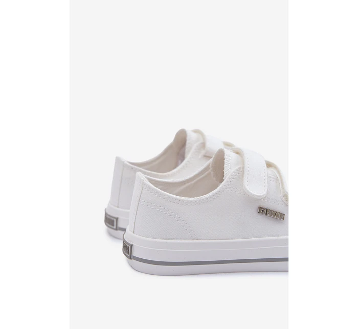 Dětské tenisky na suchý zip Big Star TT374169 Bílé Dětské tenisky na suchý zip Big Star TT374169 Bílé