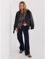 Košeľa D71720Z11085B sivá ružová Košeľa D71720Z11085B sivá ružová