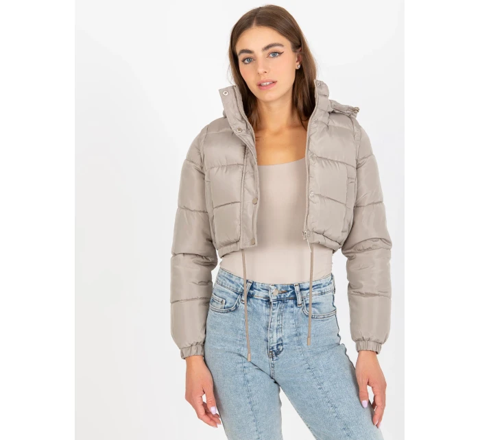 Dámska bunda NM KR D2 3869 13P tmavo lila