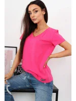 Dámská halenka s krátkým rukávem Dámská halenka s krátkým rukávem