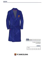 SZLAFROK DZIECIĘCY model 19065352 - FC BARCELONA