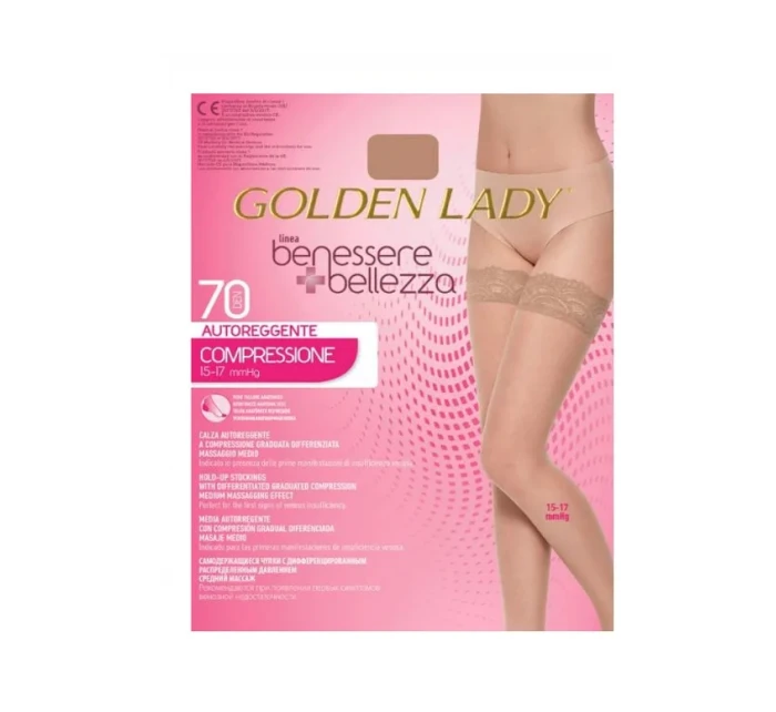 Golden Lady Benessere Bellezza pančuchy 70 den 2-4