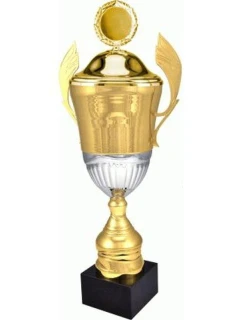 Zlatý kovový hrnček s vekom 4128/DP