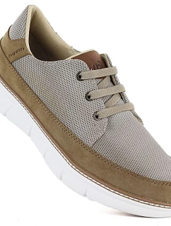 Pánské ležérní béžové polobotky model 22097177 - Bugatti