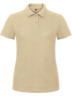 B&C ID.001 /women Dámske piqué polo 01.ID10 pieskové