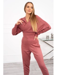 Dvoudílný model 18747682 set tmavě růžový - K-Fashion