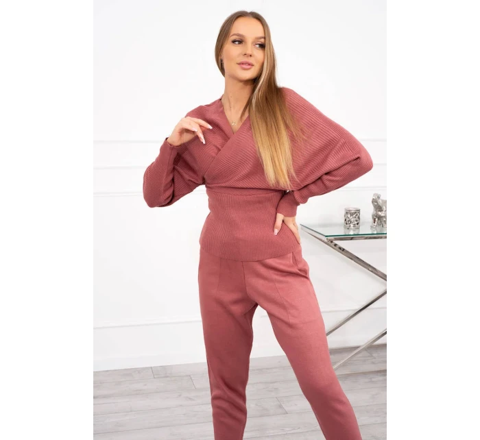 Dvoudílný model 18747682 set tmavě růžový - K-Fashion Dvoudílný model 18747682 set tmavě růžový - K-Fashion