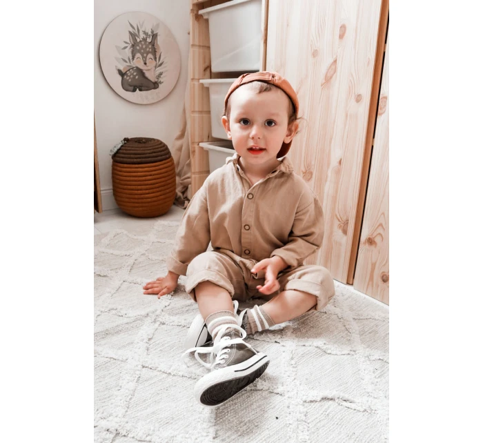 Dětské Vysoké Tenisky Khaki Filemon