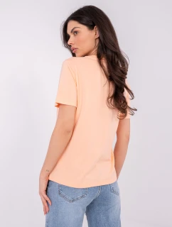 T shirt model 21821386 brzoskwiniowy - FPrice