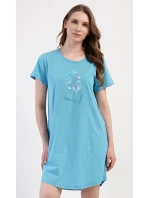 Dámské domácí šaty s krátkým rukávem model 21248990 - Vienetta