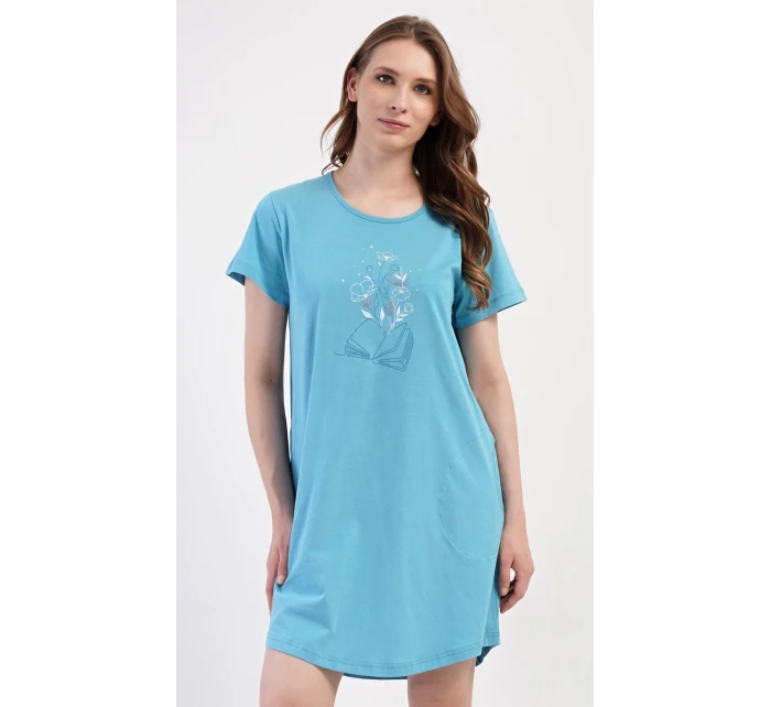 Dámské domácí šaty s krátkým rukávem model 21248990 - Vienetta