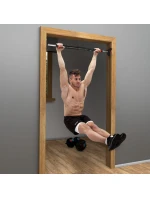 Posilňovacia tyč HMS DD401 s rovnou šírkou 98-133 cm