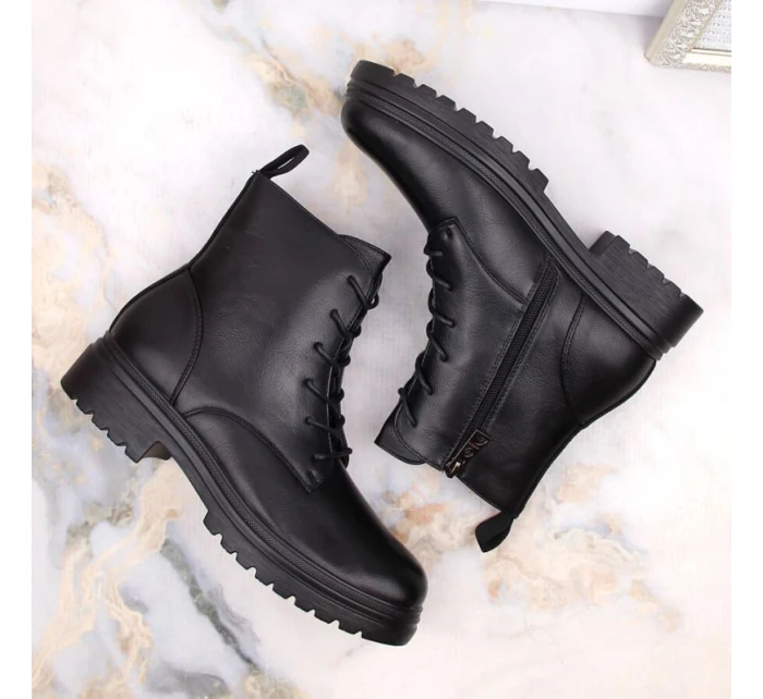 W model 18923992 zateplené boty černá - VINCEZA W model 18923992 zateplené boty černá - VINCEZA