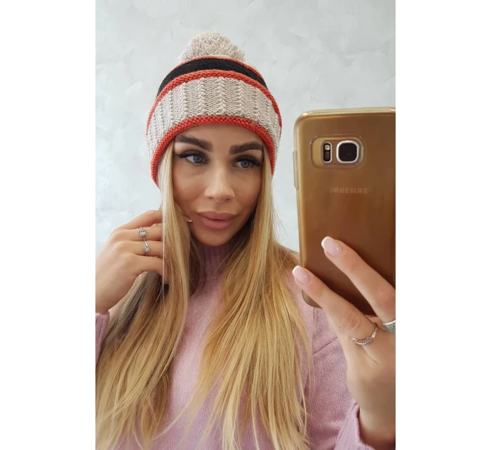 Dámská čepice Kinga K297 model 18751299 - K-Fashion Dámská čepice Kinga K297 model 18751299 - K-Fashion