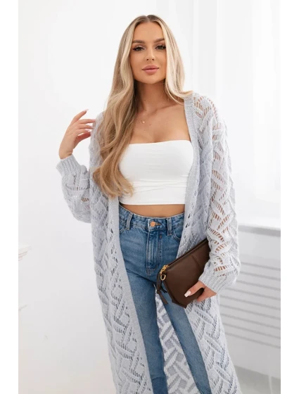 Dlhý sveter Super KID Mohér modrý