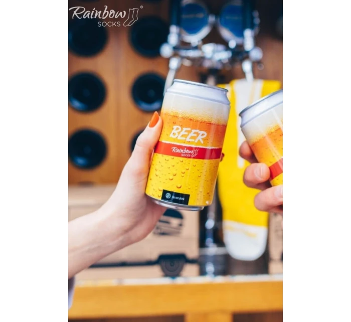 Zestaw Skarpetki Food Truck Socks Box Piwo Burger 3 Pary