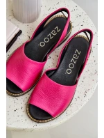 Kožené Pantofle Fuchsie model 21683984 - Zazoo
