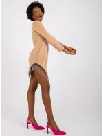 Šaty DHJ SK 6509.82P ťava