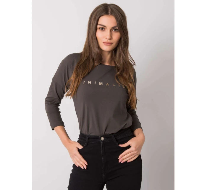 Blúzka RV BZ 0126.01P tmavá khaki