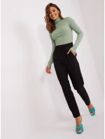 Spodnie TW SP model 18725423 czarny - FPrice Spodnie TW SP model 18725423 czarny - FPrice