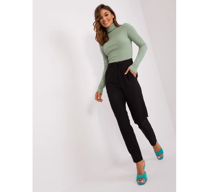 Spodnie TW SP model 18725423 czarny - FPrice Spodnie TW SP model 18725423 czarny - FPrice