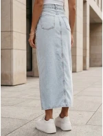 Modrá džínsová sukňa VIRTON FashionStreet CY0441 Modrá džínsová sukňa VIRTON FashionStreet CY0441