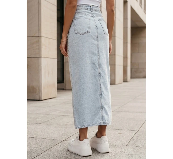 Modrá džínsová sukňa VIRTON FashionStreet CY0441 Modrá džínsová sukňa VIRTON FashionStreet CY0441